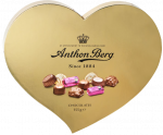 ANTHON BERG židinio auksiniai šokoladiniai saldainiai dėžutėje 155g