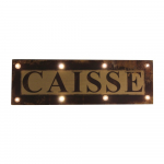 Antic Line Caisse šviečiantis ženklas