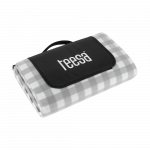 Antklodė iškylai su izoliacija 200x200 cm TEESA - pilka tinklelis