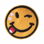 Antsiuvas medžiaginis Smile 17; 4.9cm