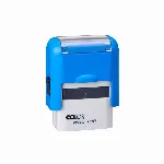 Antspaudas COLOP Printer C10, mėlynas korpusas, mėlyna pagalvėlė