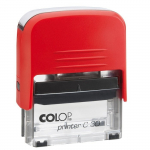 Antspaudo korpusas Colop Printer C30, raudonos spalvos