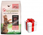 Applaws Adult Chicken with Extra Salmon sausas kačių maistas 7,5  kg + STAIGMENA KATEI