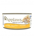 APPLAWS Cat Adult Chicken Breast in Broth vištienos krūtinėlė sultinyje 24x70 g