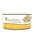 APPLAWS Cat Adult Chicken Breast in Broth vištienos krūtinėlė sultinyje 6x156g