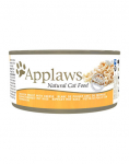 APPLAWS Cat Adult Chicken Breast with Cheese in Broth vištienos krūtinėlė su sūriu sultinyje 24x70 g