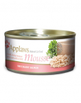 APPLAWS Cat Adult Mousse Salmon putėsiai su lašiša 6x70 g