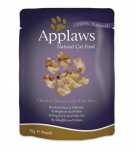 Applaws Cat Chicken Breast - Wild Rice pouch konservai katėms : Svoris - 70 g