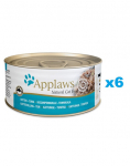 APPLAWS Cat Kitten Tuna in Broth su tunu sultinyje kačiukams 6x70 g