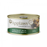 Applaws Cat Tuna Fillet with Seaweed konservai su tunu ir jūros dumbliais katėms : Pakuotė konservas - 70 g