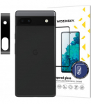 Apsauginis grūdintas stiklas Google Pixel 6A telefono kamerai "Wozinsky Full Camera Glass 9H"