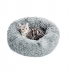 Apvalus Guolis Katėms Donut Šviesiai Pilkas 60cm