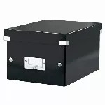 Archyvavimo dėžė LEITZ, sudedama, kartotekiniams vokams, 285 x 357 x 367 mm, juoda