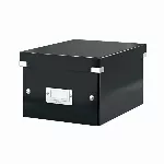 Archyvinė dėžė Leitz, 281x369x200mm, A4, juoda, nuimamas dangtis  0830-208