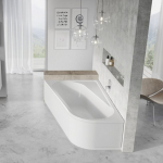 Asimetrinė vonia Ravak Chrome 160, 170 cm