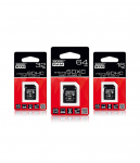 Atminties kortelė microSDHC class 10 UHS I 64GB + adapteris