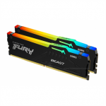 Atmintis Kingston  Fury Beast RGB  32 Kit (16GBx2) GB  DDR5  4800 MHz  PC/server  Registered N