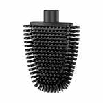 Atsarginis šepetys tualeto šepetys juodos spalvos – Metaltex