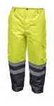 Atšvaitinės darbinės kelnės, geltonos dydis L