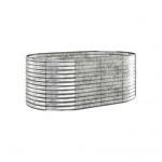 Aukštas sodo lovelis, sidabrinis, 175x100x68cm, plienas