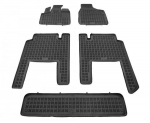 Automobiliniai kilimėliai Lancia Voyager 7 Seats (2011-2015) Guminiai