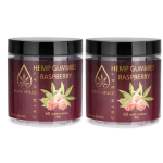 Avietiniai kanapių guminukai 2 x 60vnt