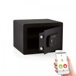 Baldinis padidinto saugumo seifas  High Security YALE SMART su elektrine spyna ir pranešimais apie atidarymą (aukštis 20cm,plotis 35cm)
