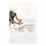 Balta ir rožinė vonia 48x82 cm - Foutastic