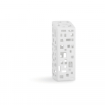 Balta keraminė žvakidė Kähler Design Urbania Lighthouse High Building