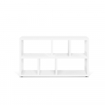 Balta knygų spinta, 150 x 83 cm Berlin - TemaHome