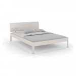 Balta pušies dvigulė lova 200x200 cm Ammer - Skandica