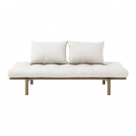 Balta sofa lova 200 cm Pace - Karup Design