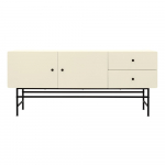 Balta žema komoda 68,5x68,5 cm Cocktail - Tenzo