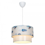 Baltai mėlynas vaikiškas šviestuvas - Squid Lighting