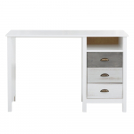 Baltai pilkas darbo stalas Støraa Salva