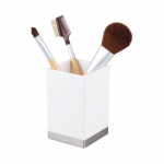 Baltas kosmetikos dėklas iDesign Clarity