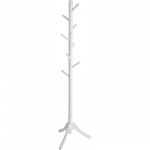 Baltas prieškambario paltų stovas 175cm