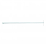Baltas reguliuojamo ilgio dušo užuolaidų strypas InterDesign, ilgis 198 - 275 cm