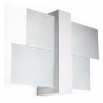 Baltas sieninis šviestuvas Nice Lamps Leda