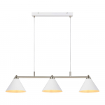 Baltas trijų šakų pakabinamas šviestuvas Markslöjd Klint