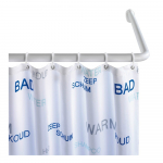 Baltas universalus kampinis strypas dušo užuolaidai Wenko, ø 2,8 cm