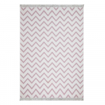 Baltos ir rožinės spalvos medvilninis kilimas Oyo home Duo, 160 x 230 cm