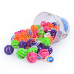 Barškantis plastmasinis kamuoliukas 4cm