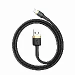 Baseus CALKLF-BV1 Cafule kabelis USB Lightning 2.4A | 1m auksas+juodas