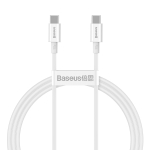 Baseus Superior serijos USB-C - USB-C kabelis 100W 1m baltas