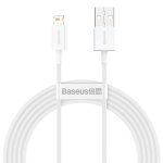 Baseus Superior serijos USB - Lightning laidas 2.4A 2m - Baltas