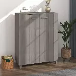 Batų spintelė HAMAR, šviesiai pilka, 85x40x108cm, pušis