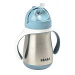 Beaba 913481 Metalinė gertuvė su šiaudeliu