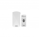 Bevielis durų skambutis Eura WDP-05A3 baltas 230V / 50 Hz