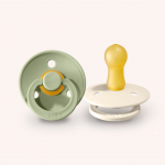 BIBS Colour čiulptukai Sage / Ivory 6-18mėn, 2 vnt